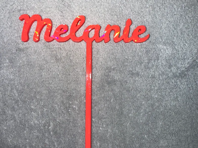Personalisierter Namensstecker "Melanie"