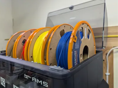 (TPU Print) Universal AMS Cardboard Spool Adapter