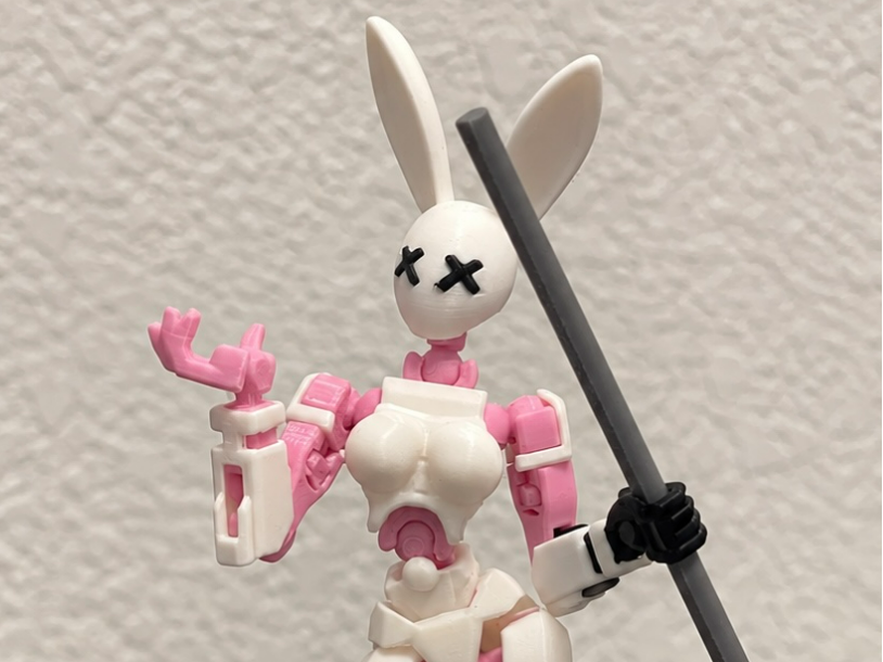 Female dummy 13 Bunny head - 1