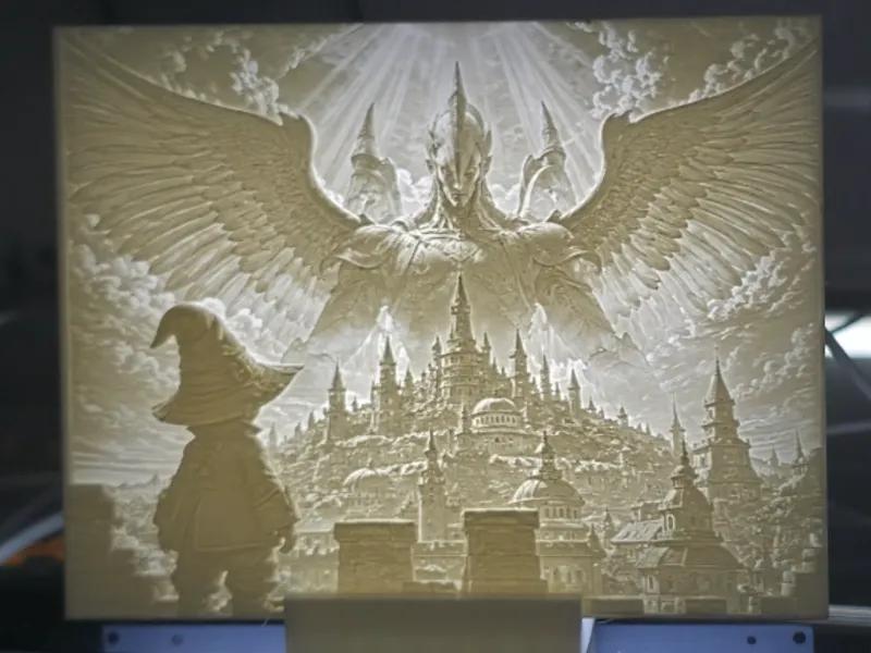 Vivi Lithophane with Light Base (FFIX)