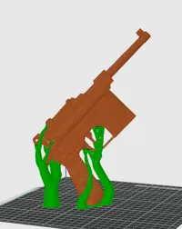Maquette décorative de pistolet Mauser — photo 2