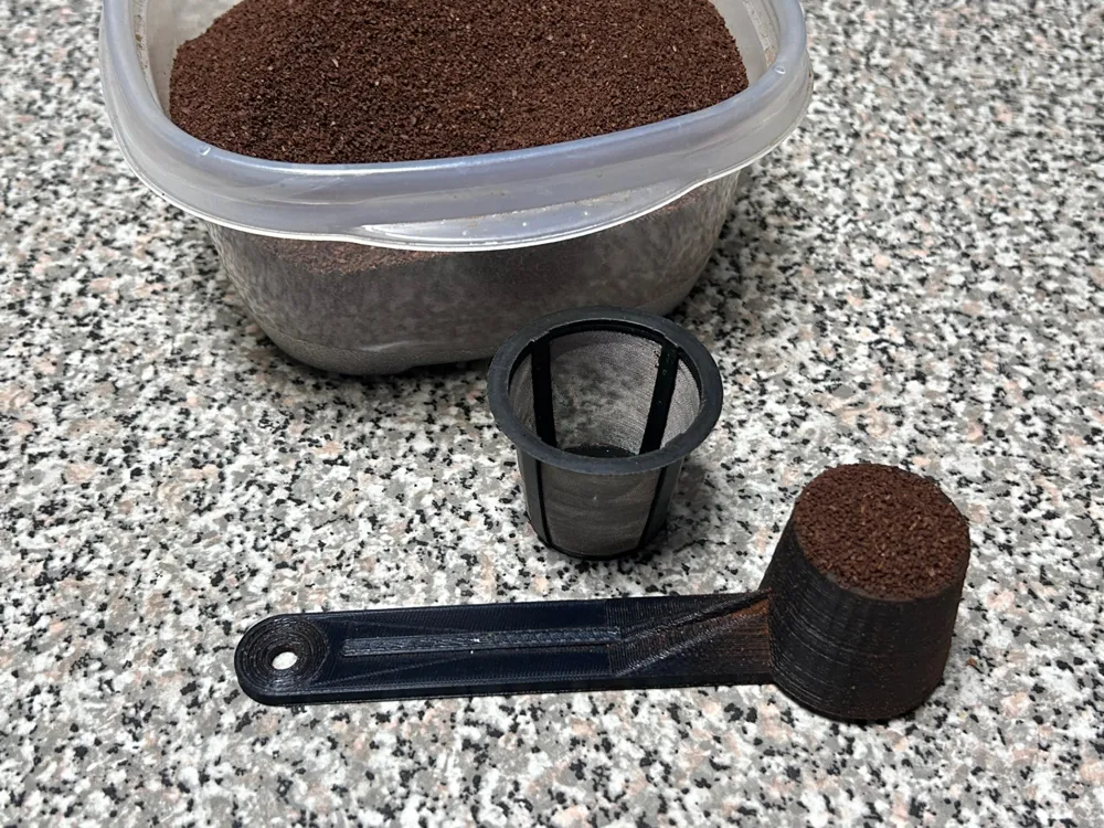 Keurig Scoop for Refillable KCups XLong Handle by cmcraig2 MakerWorld