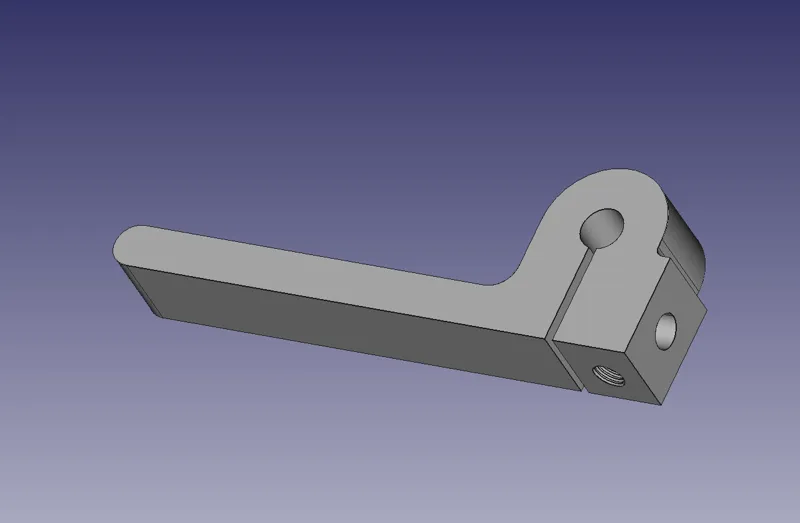 Threaded lever