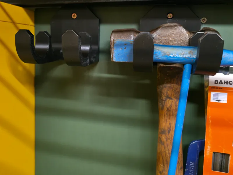 Hammer wall bracket for 2x 38mm Diameter hammers