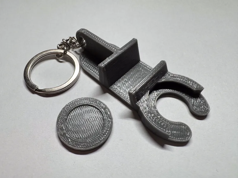 KeyTag 3-in-1 phone holder, cart coin, keychain