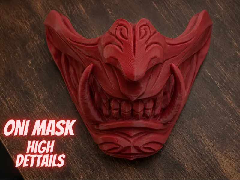 Oni Demon Mask – Maschera Fantasy 3D