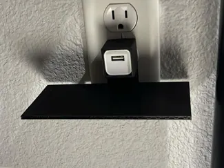 USB type-C charger shelf