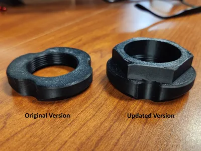 Extended Retainer Nut with Hex for LTS Respooler