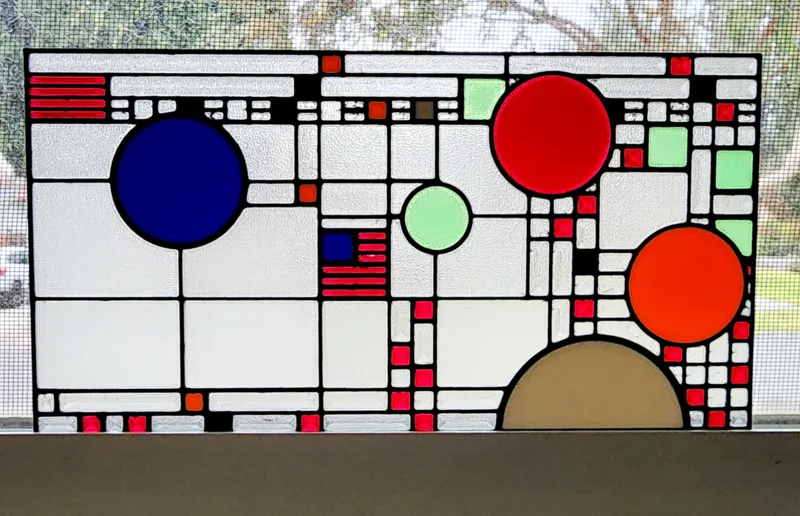 Frank Lloyd Wright: Coonley House "stained glass"