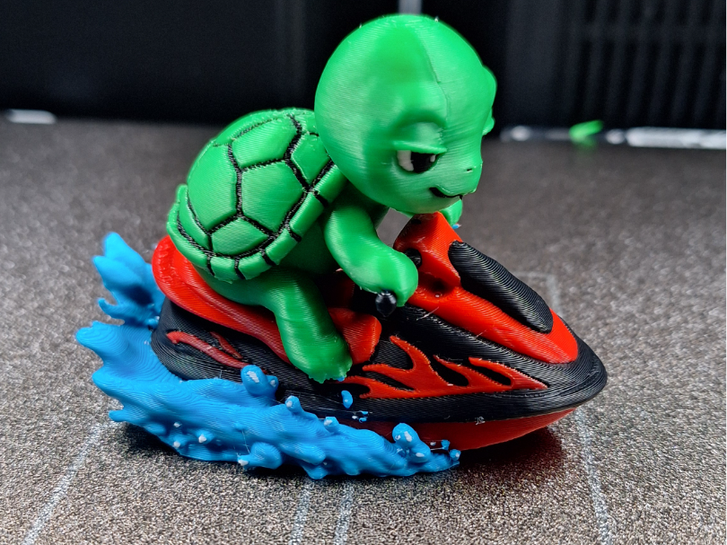 Turbo Turtle Jet Ski Buddy - Fun Print