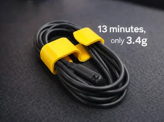 Infinity cable clip