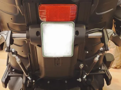 License Plate Holder Permobil F5