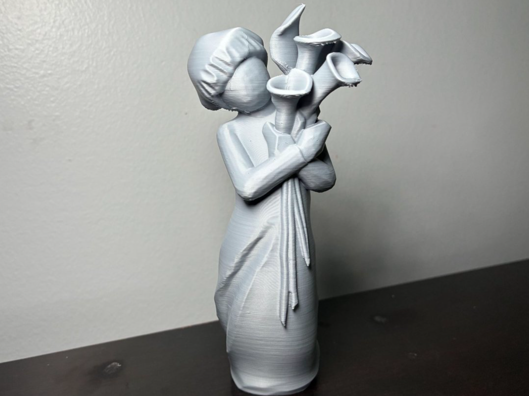 "Floral Grace" – Minimalist Calla Lily Figurine