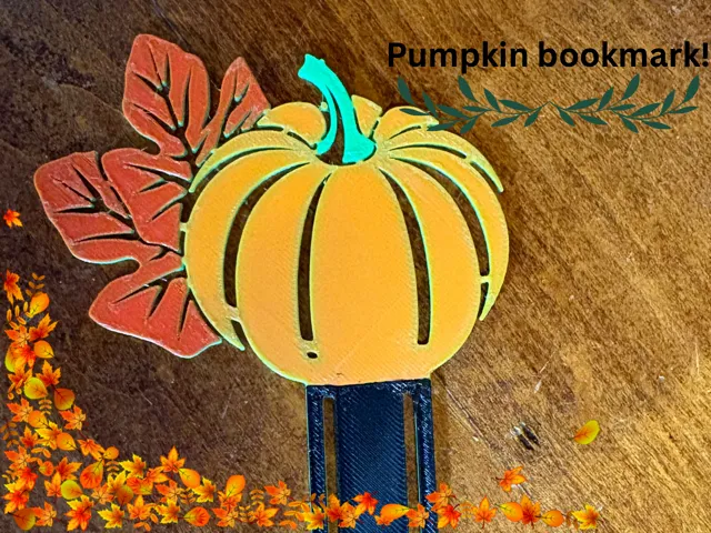 Pumpkin Bookmark