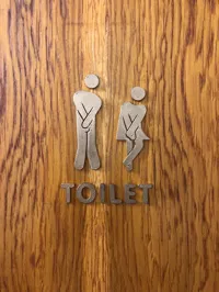 Panneau toilettes — photo 2