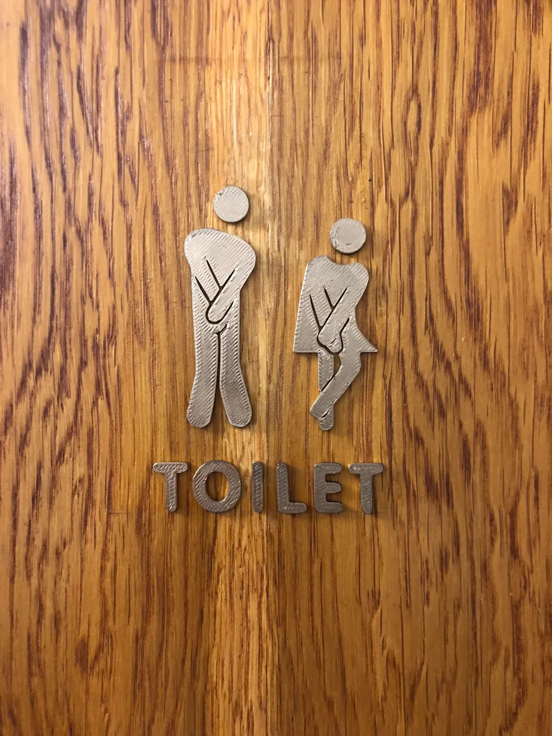 Panneau toilettes
