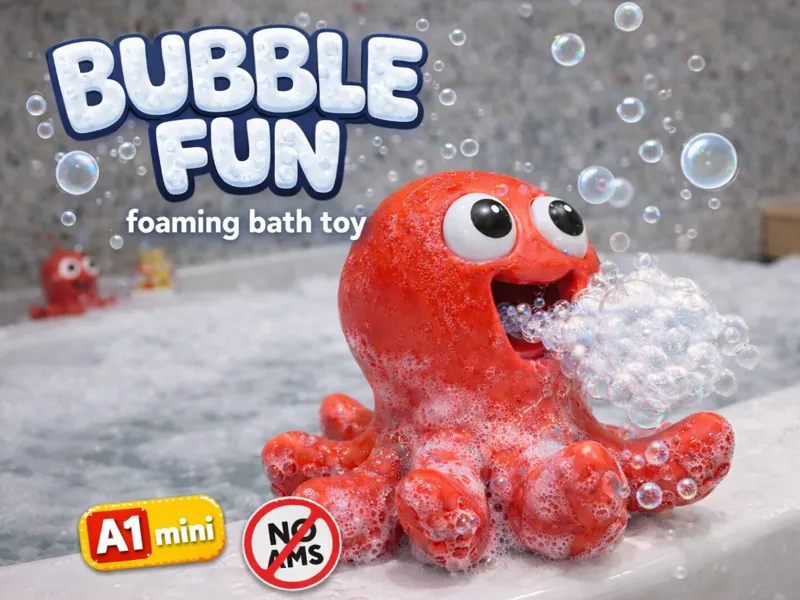 Bubble fun - Foaming Octopus - Bath toy