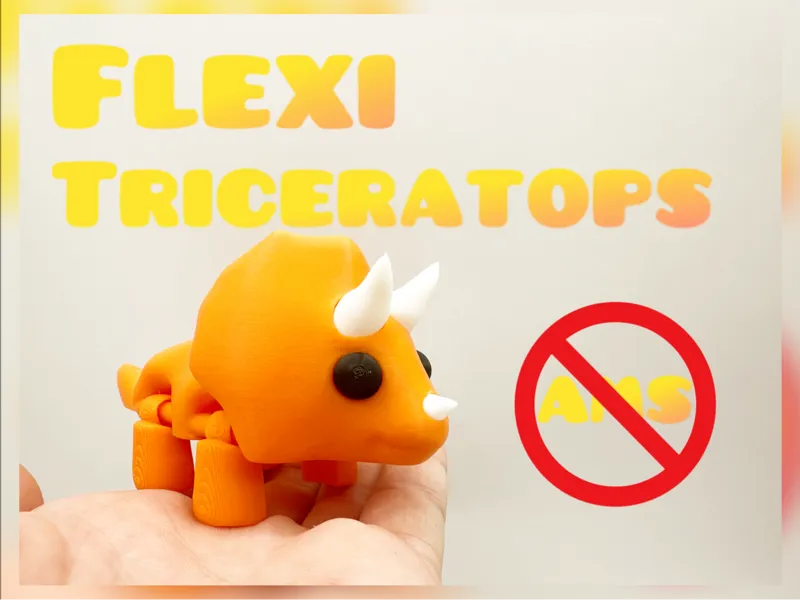 Flexi Triceratops (No AMS)(No Supports)