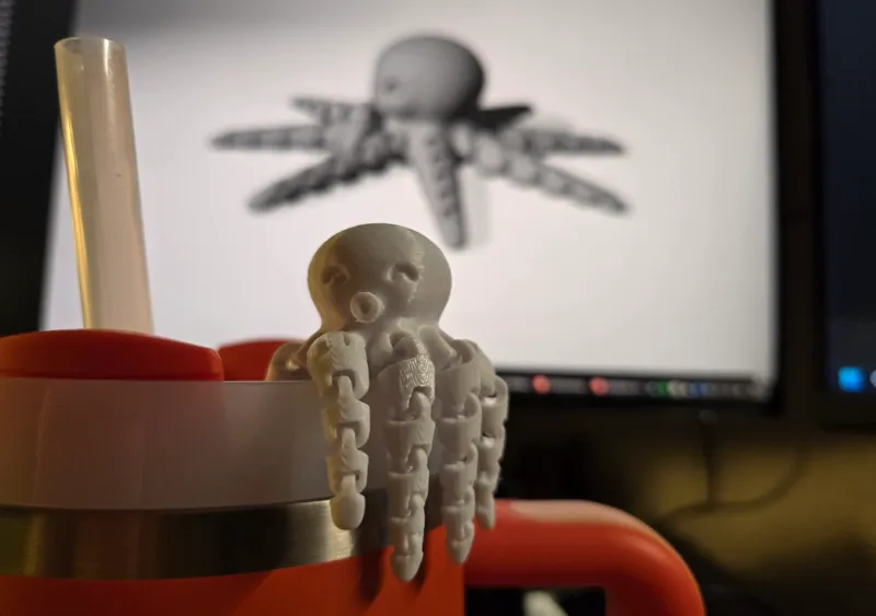 Octopus Stanley Straw Topper