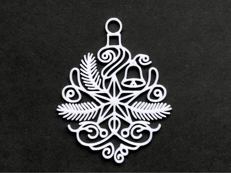 Filigree 3D Christmas Star Ornament