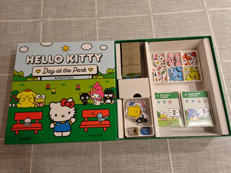 公园童萌桌游收纳盒Hello Kitty Day at the Park Inserts