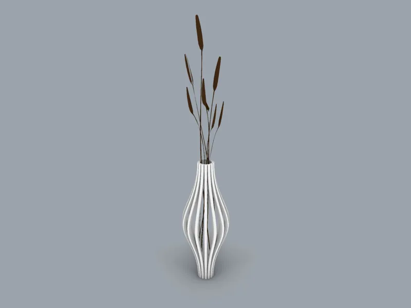 Straight Strip Vase