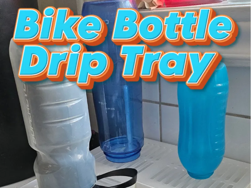 Multipart Bike/baby bottle Drip Tray