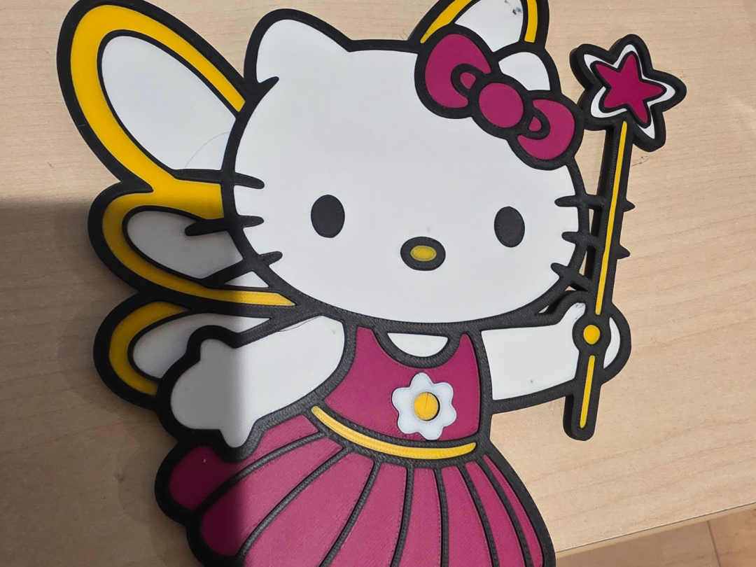 Hello Kitty Fairy wall art