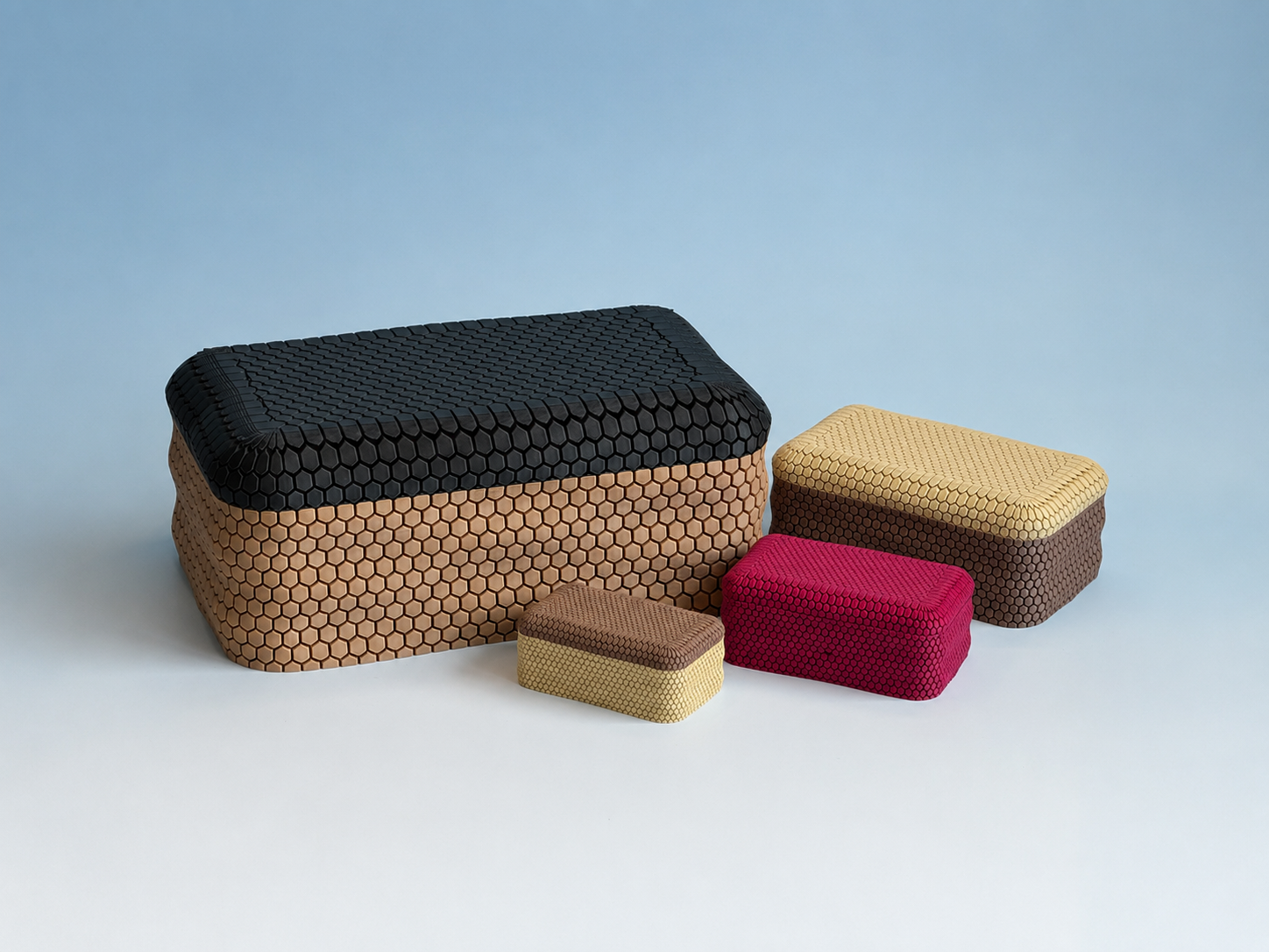 Honeycomb Storage Boxes - 4 Sizes (S to XL)