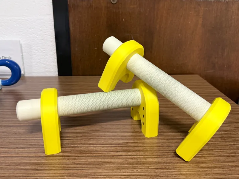 Parallettes with Magnetic Assembly & Fixed Handle