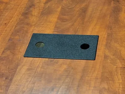Conference table insert for cords