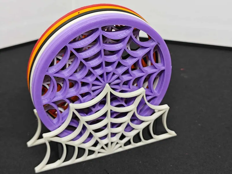 Spiderweb Coaster for Halloween No AMS Required