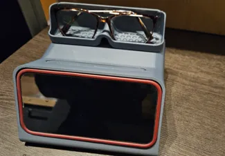 iPhone 12-15 Base or Pro  Dock with Case + Glasses