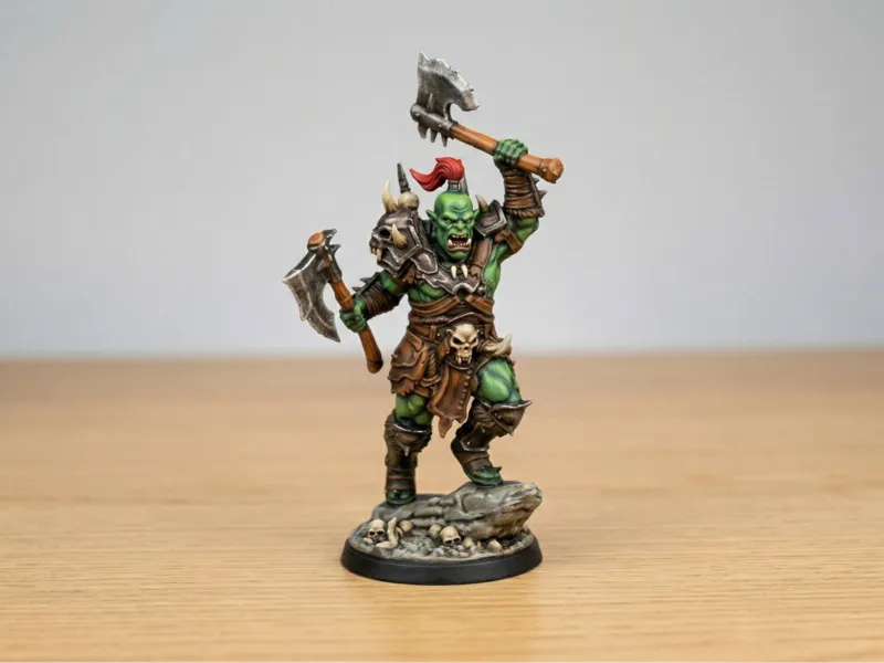 Orc Berserker with dual axes