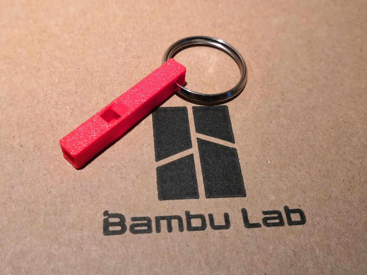 mini whistle 6x6x40mm 1g by Karel J. MakerWorld: Download Free 3D Models - 3D model önizlemesi