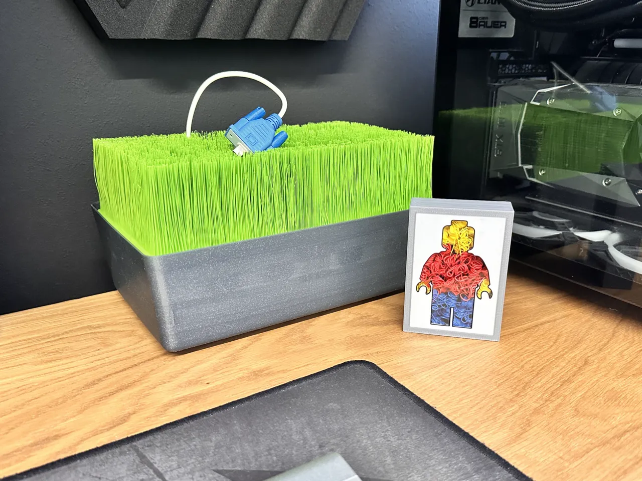 Office lawn cable organizer view 2
