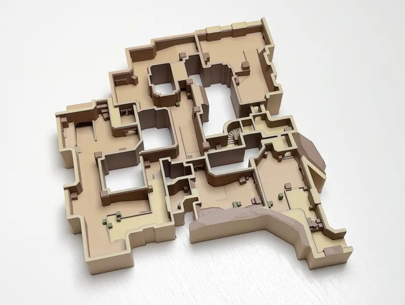 de_dust2/Dust II 3D Miniature
