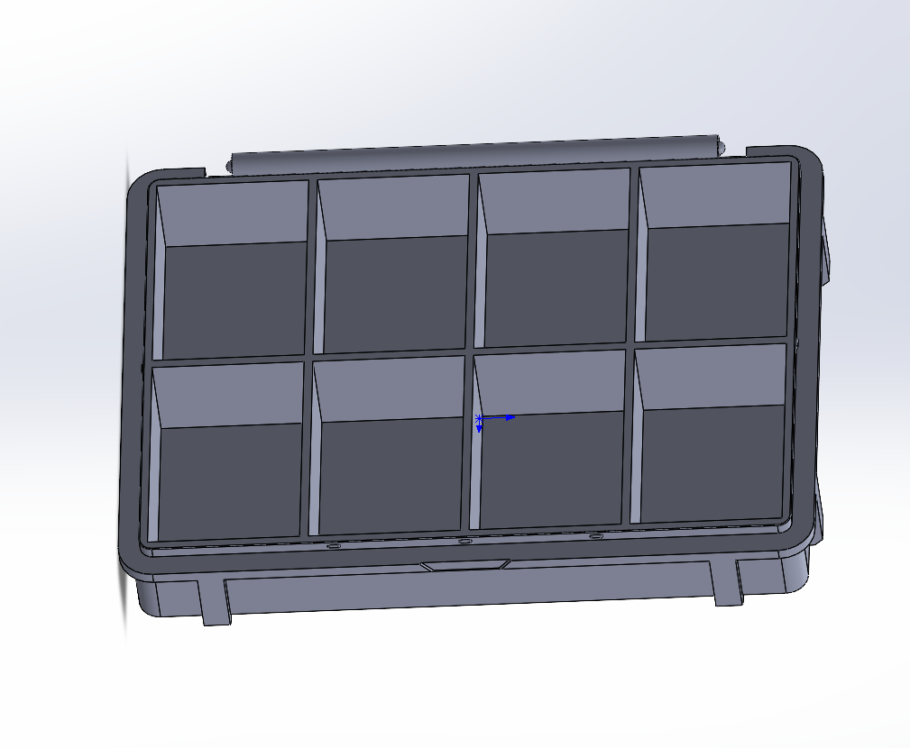 Miniatura 1 do modelo 3D 零件盒、首饰盒分体打印（可等比例放大）
