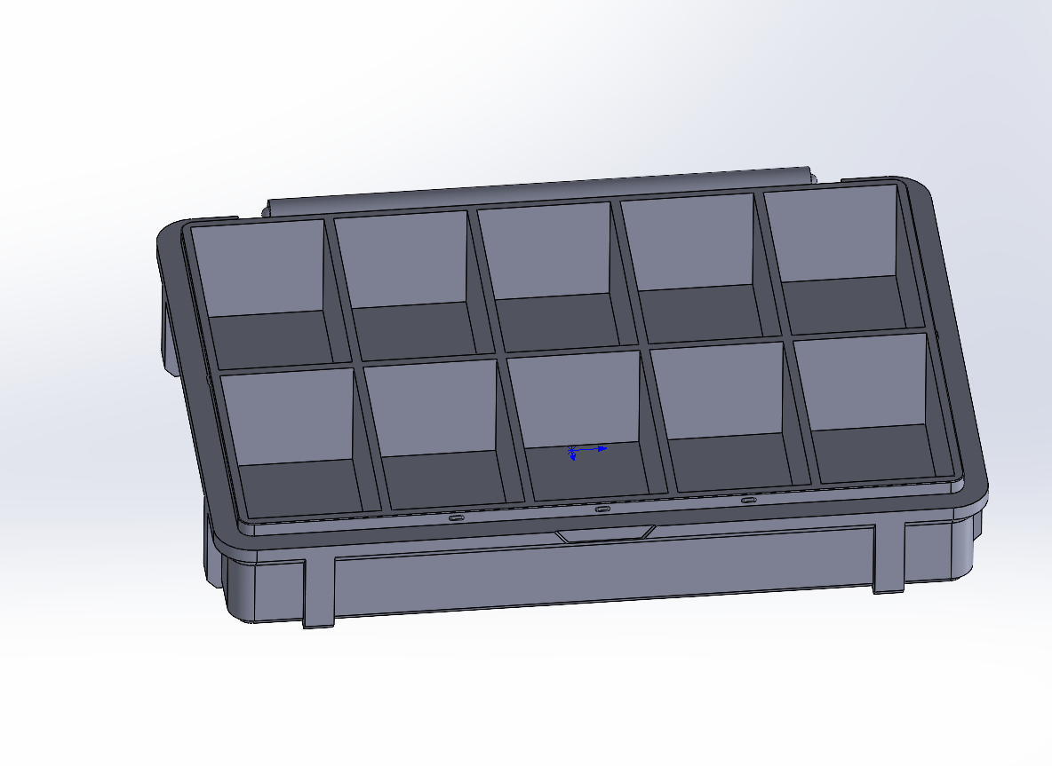 Miniatura 6 do modelo 3D 零件盒、首饰盒分体打印（可等比例放大）