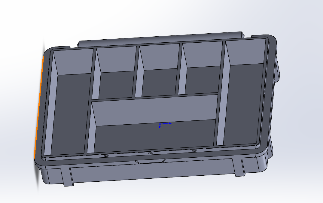 Miniatura 3 do modelo 3D 零件盒、首饰盒分体打印（可等比例放大）