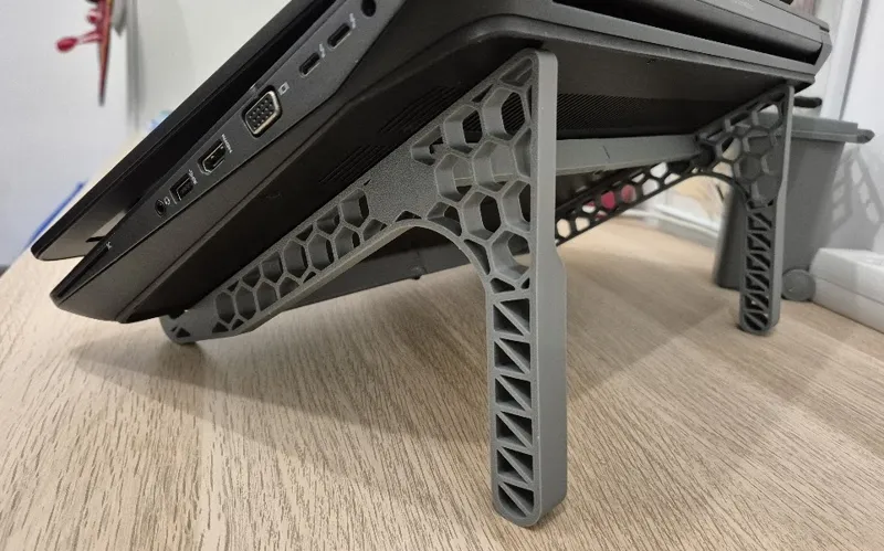 3D Printed Laptop Stand|Improved Airflow & Comfort