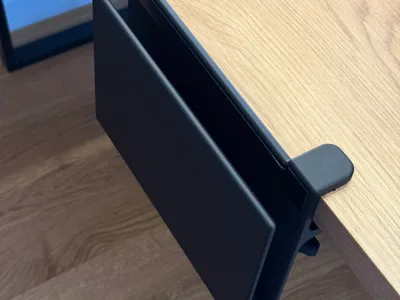 Vertical Laptop Holder — Desk Side Mounted