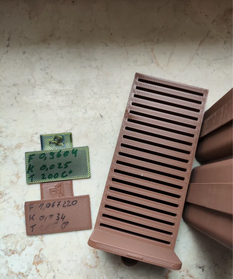 Sample Box Filament Flow rate