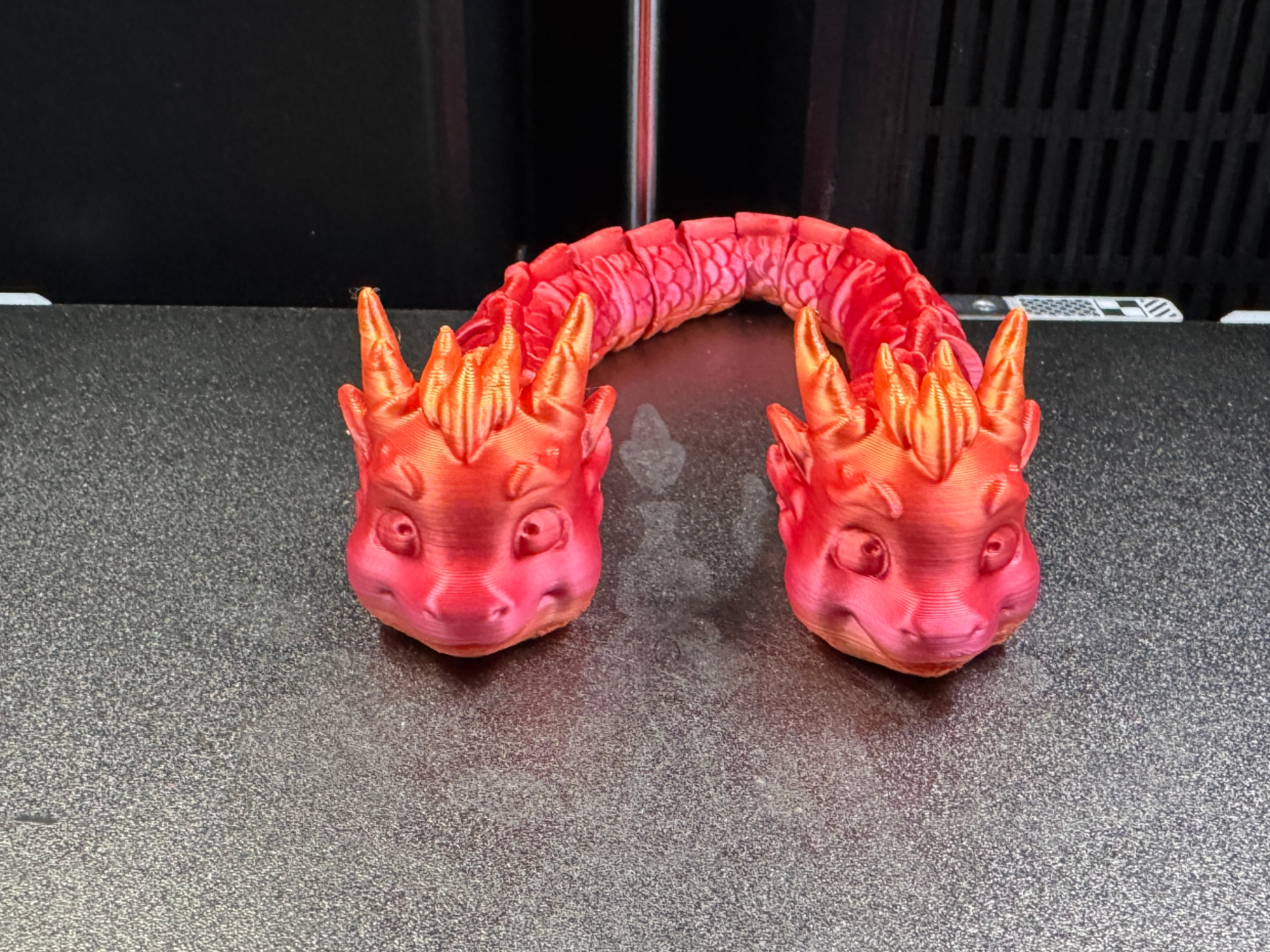 Mythical Dual-Headed Flexi Dragon Snake
