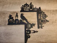 Coins de porte décoratifs « Halloween Hanté » — photo 3