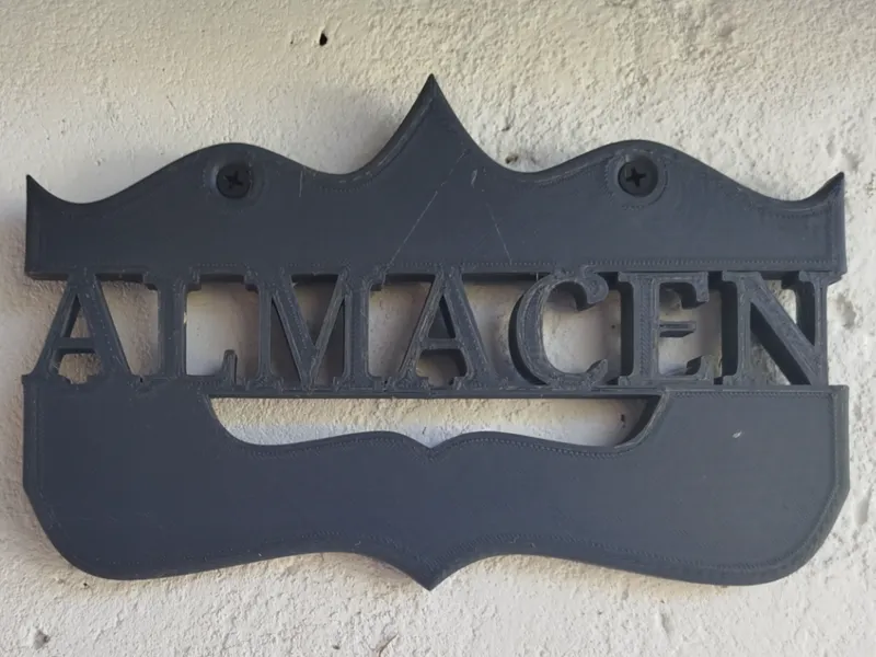 CARTEL DE "ALMACÉN".