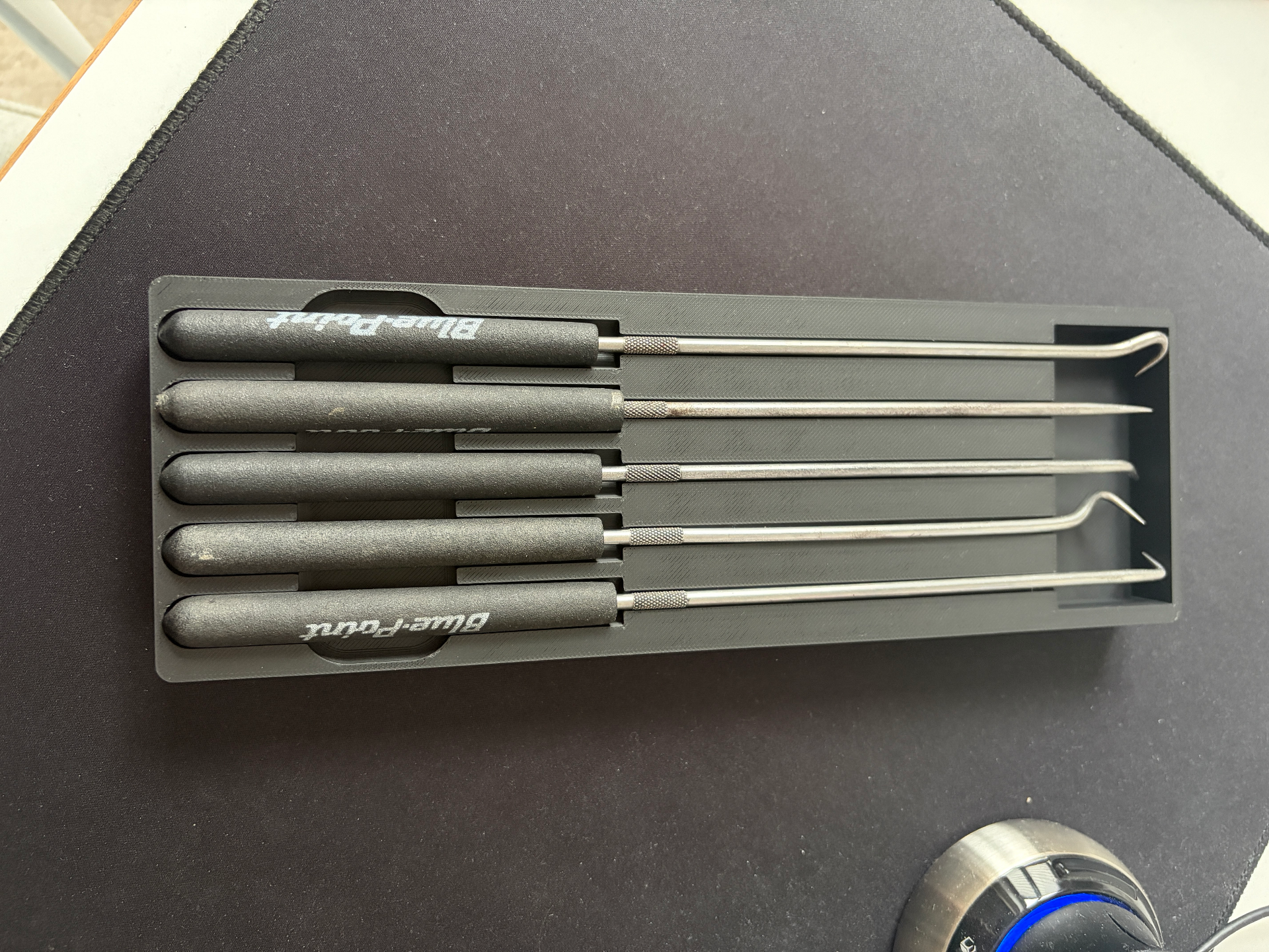 Gridfinity Extra-Long Pick Set (Blue-Point)