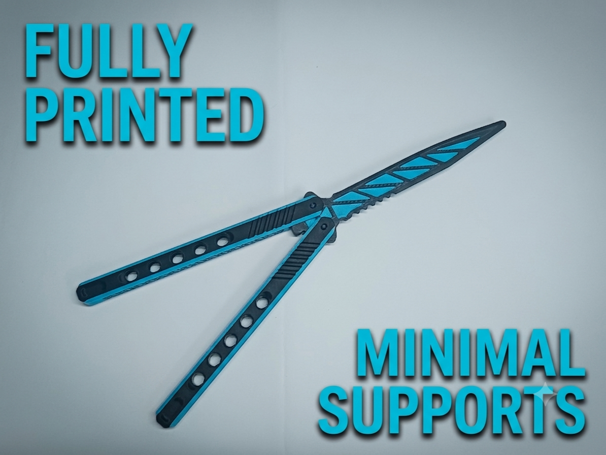 Butterfly Knife Fidget Toy
