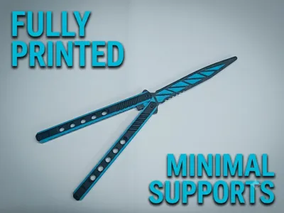 Butterfly Knife Fidget Toy