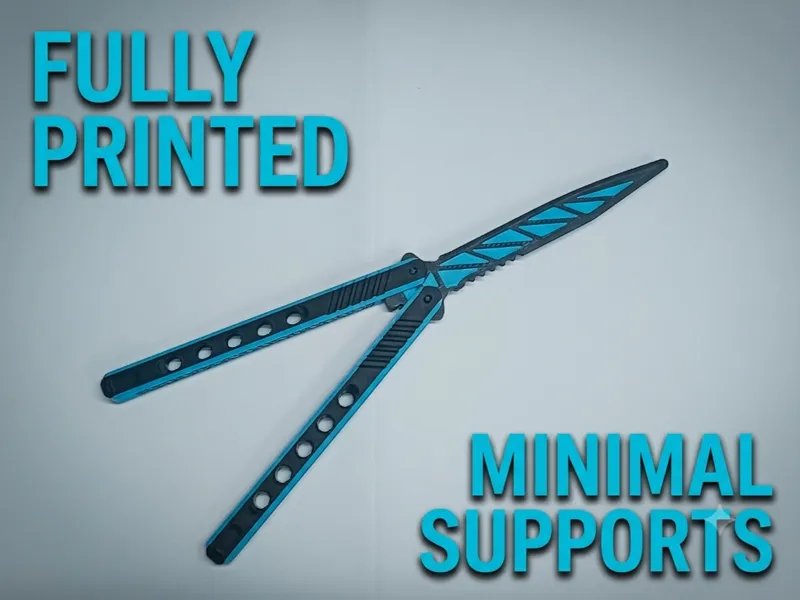 Butterfly Knife Fidget Toy